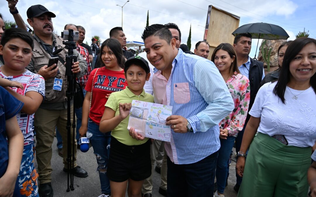 RICARDO GALLARDO RESCATA PARQUE RECREATIVO “EL METEORITO” EN CHARCAS•