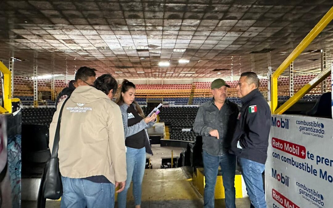 INSPECCIONA GOBIERNO ESTATAL ESPACIOS DE LA FERIA NACIONAL POTOSINA 