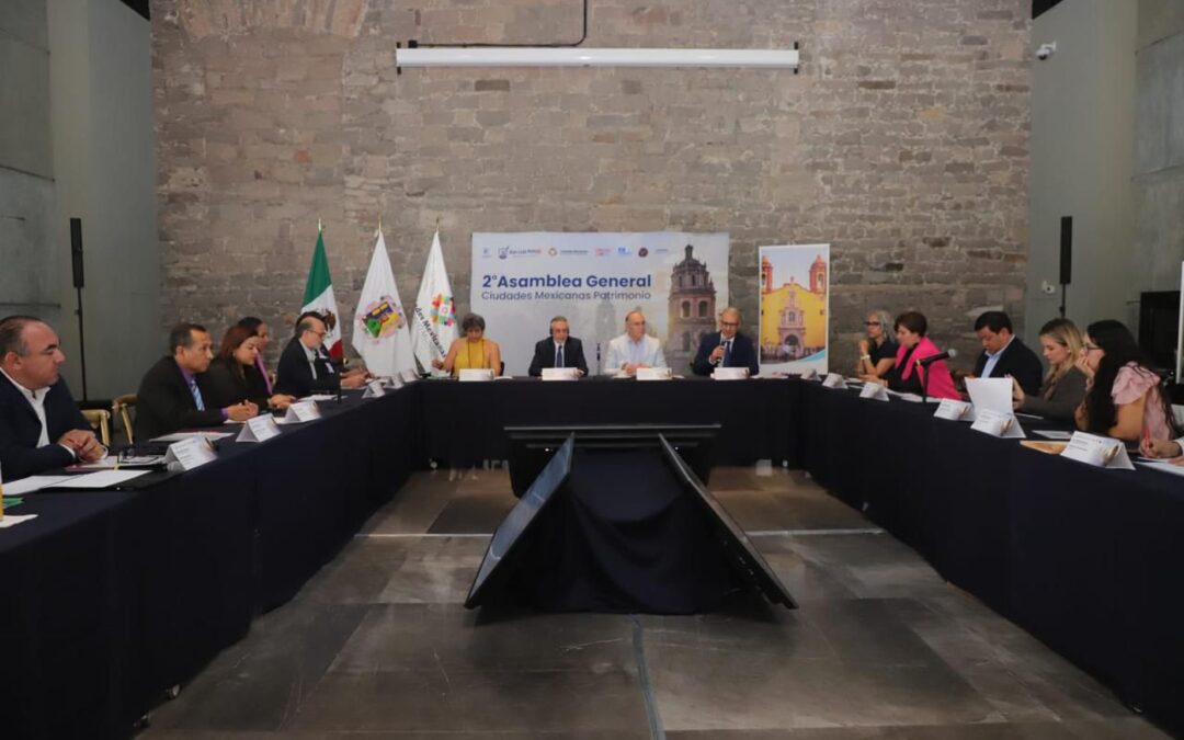 Desde SLP, gestión de recursos para preservar las Ciudades Patrimonio de México ante la Unesco