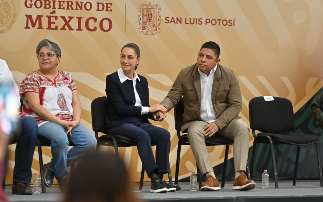 ANUNCIA CLAUDIA SHEINBAUM CONSTRUCCIÓN DEL TREN MÉXICO, SAN LUIS-NUEVO LAREDO.