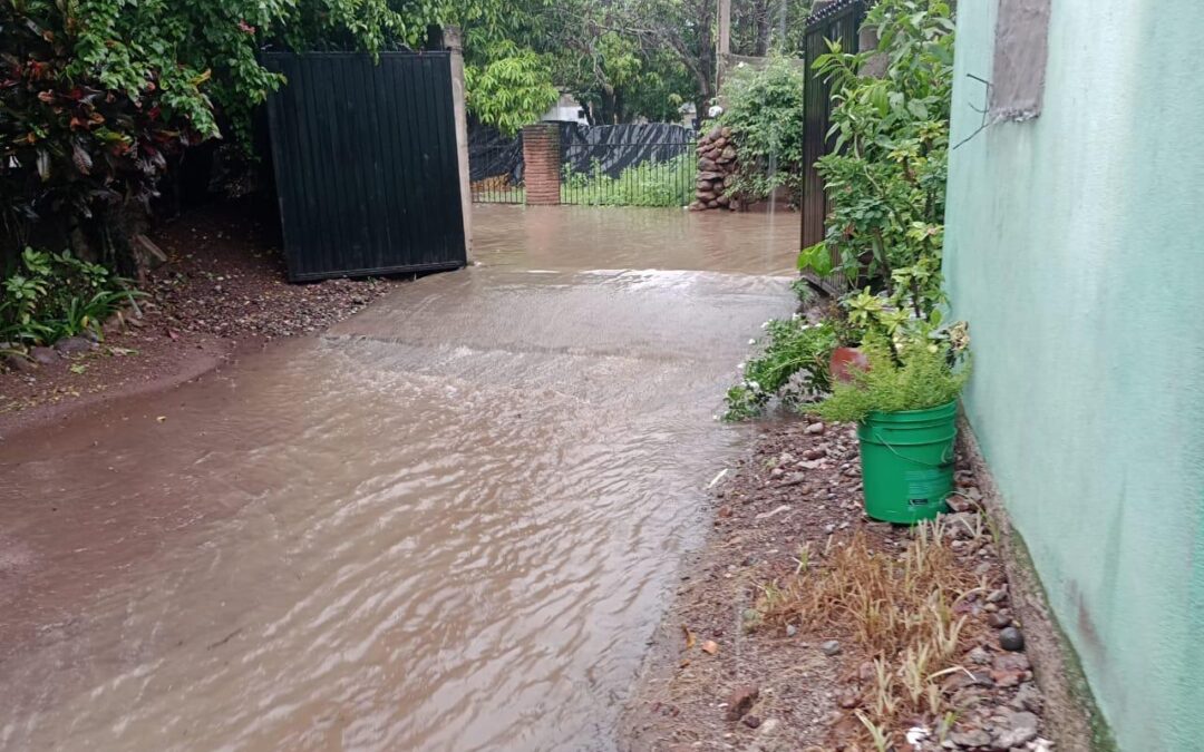 Lluvias torrenciales desatan crisis en San Luis Potosí: 58 familias desplazadas y 60 hogares afectados