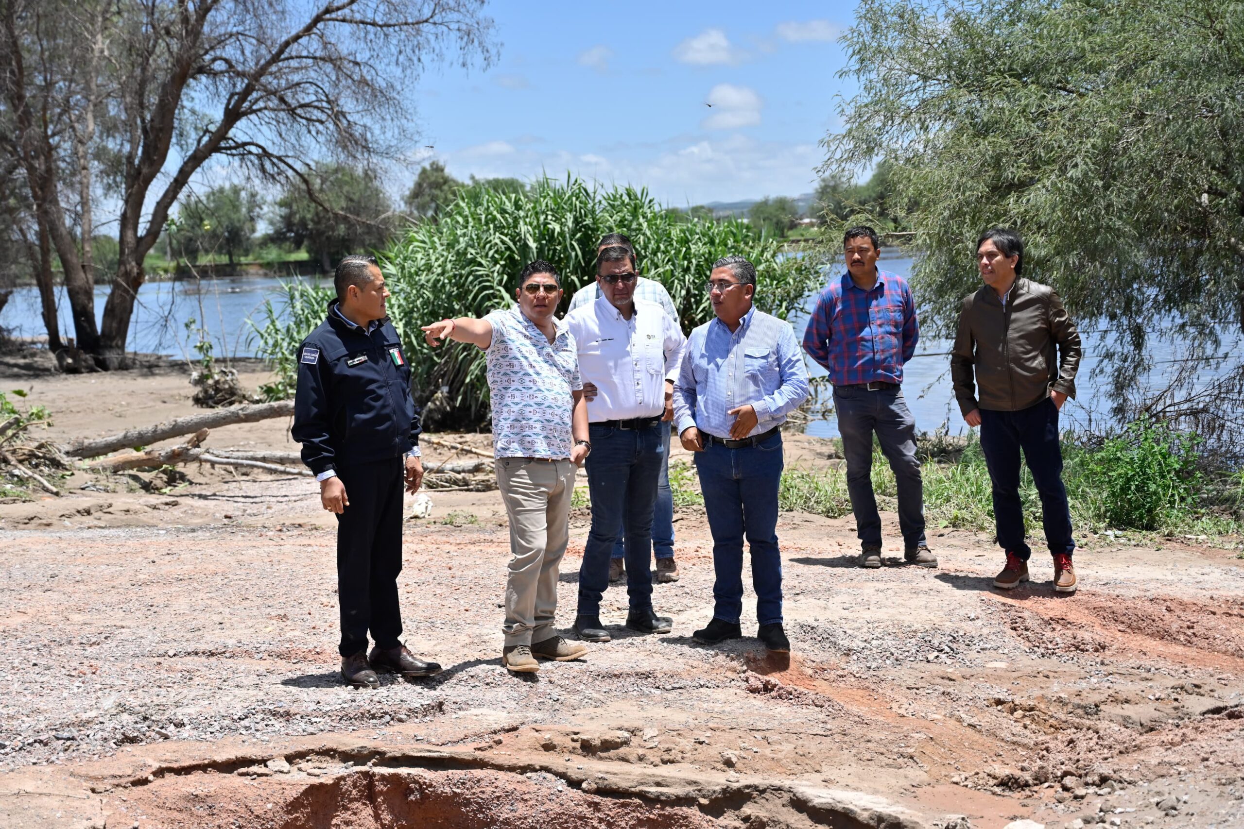 GOBERNADOR RICARDO GALLARDO SUPERVISA AMPLIACIÓN DEL RÍO SANTIAGO