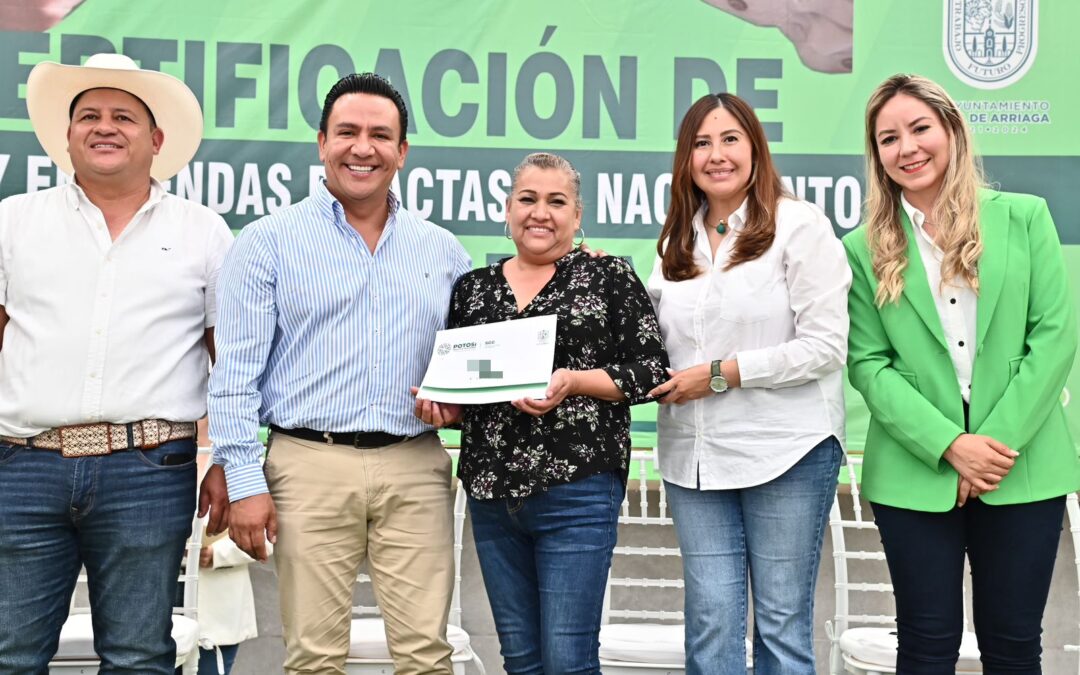 INICIA SISTEMA NACIONAL DE REGISTRO E IDENTIDAD EN VILLA DE ARRIAGA