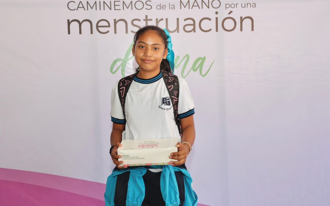 ENTREGA GOBIERNO ESTATAL PROGRAMA MENSTRUACIÓN DIGNA EN RAYÓN Y CÁRDENAS 