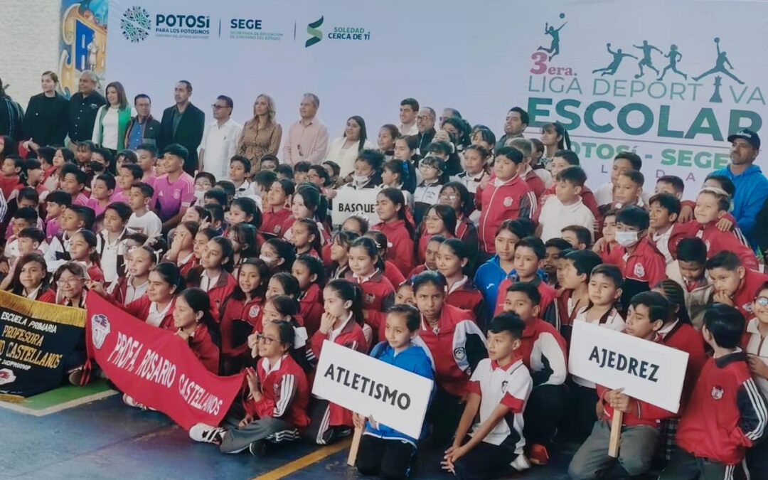 AYUNTAMIENTO DE SOLEDAD PROMOCIONA DEPORTE EN ESTUDIANTES, CON LIGA POTOSÍ-SEGE-SOLEDAD