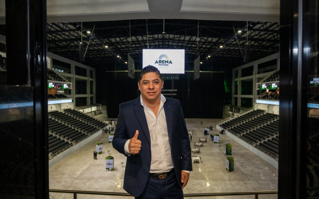 RICARDO GALLARDO ENTREGA A LAS FAMILIAS POTOSINAS LA MAJESTUOSA ARENA POTOSÍ