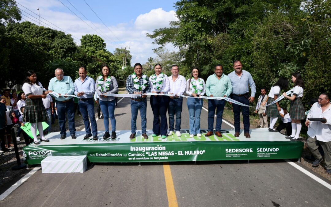 RICARDO GALLARDO SI CUMPLE: FAMILIAS DE TAMPACÁN