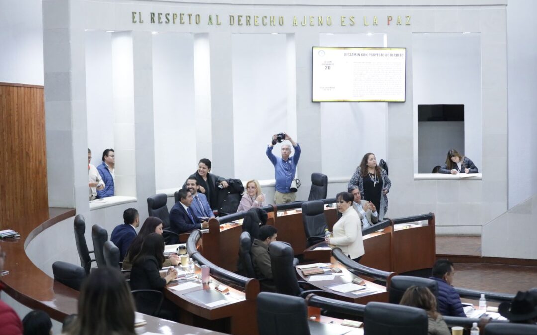 Congreso del Estado avala reformas para garantizar la interrupción legal del embarazo