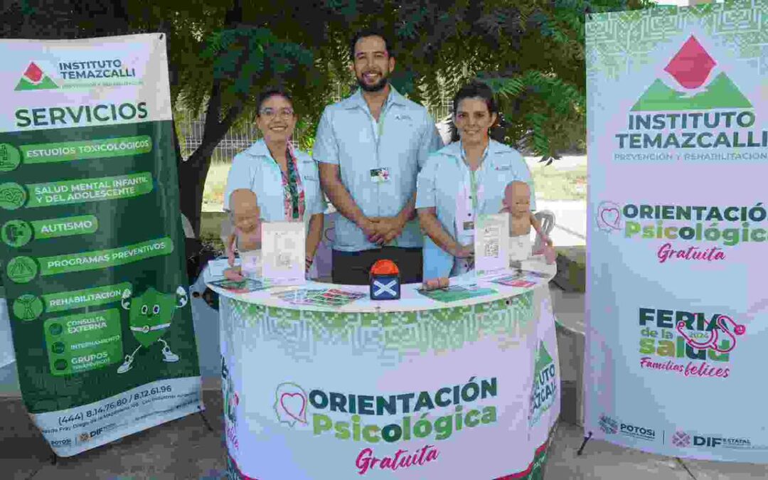 TEMAZCALLI LLEVÓ SERVICIOS DE SALUD MENTAL A CUATRO REGIONES DEL ESTADO 