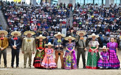 CAMPEONATO NACIONAL DE CHARRERÍA ENGALANÓ LA INAUGURACIÓN DE LA MAJESTUOSA ARENA POTOSÍ