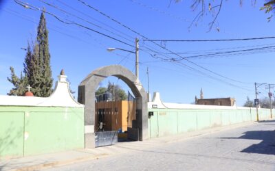 CONCEJO DE VILLA DE POZOS REALIZA MEJORAS AL PANTEÓN MUNICIPAL