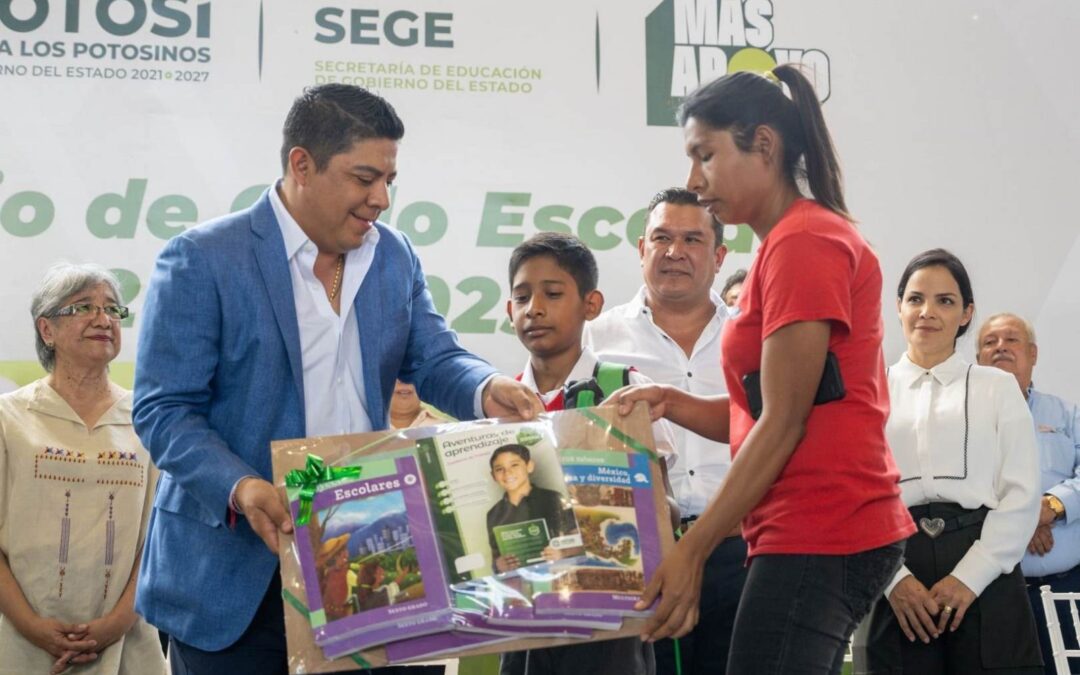 SLP AVANZA EN SIETE INDICADORES EDUCATIVOS A NIVEL FEDERAL• Gracias a los apoyos escolares, inversión en infraestructura y fortalecimiento del nuevo modelo educativo