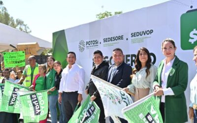 RICARDO GALLARDO FORTALECE LA MOVILIDAD CON EL NUEVO CIRCUITO MEXQUITIC• Con una inversión de 125 millones de pesos, permitirá una mejor conectividad de 15 comunidades