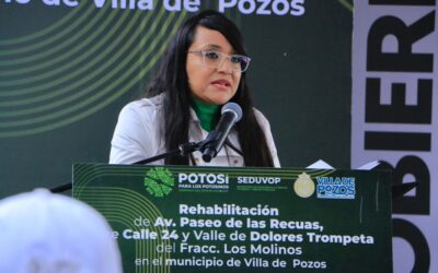 ARRANCA VILLA DE POZOS REHABILITACIÓN EN VALLE DE LAS RECUAS