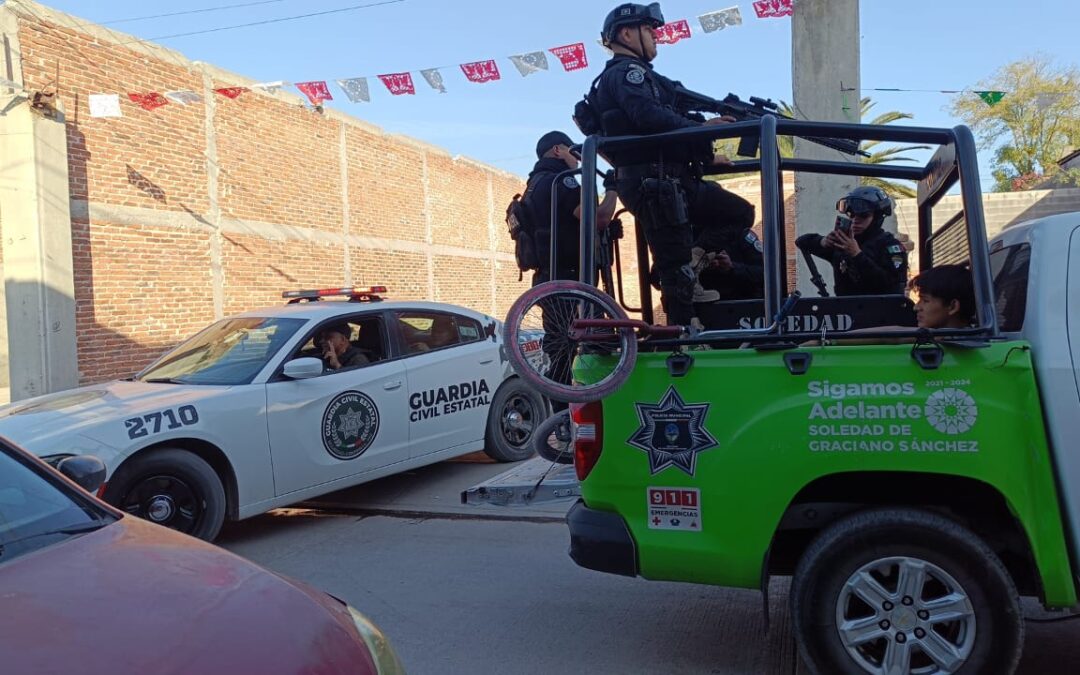 GUARDIA MUNICIPAL DE SOLEDAD,LOGRA RESULTADOS CONTUNDENTES QUE ABONAN A LA TRANQUILIDAD DE LA POBLACIÓN