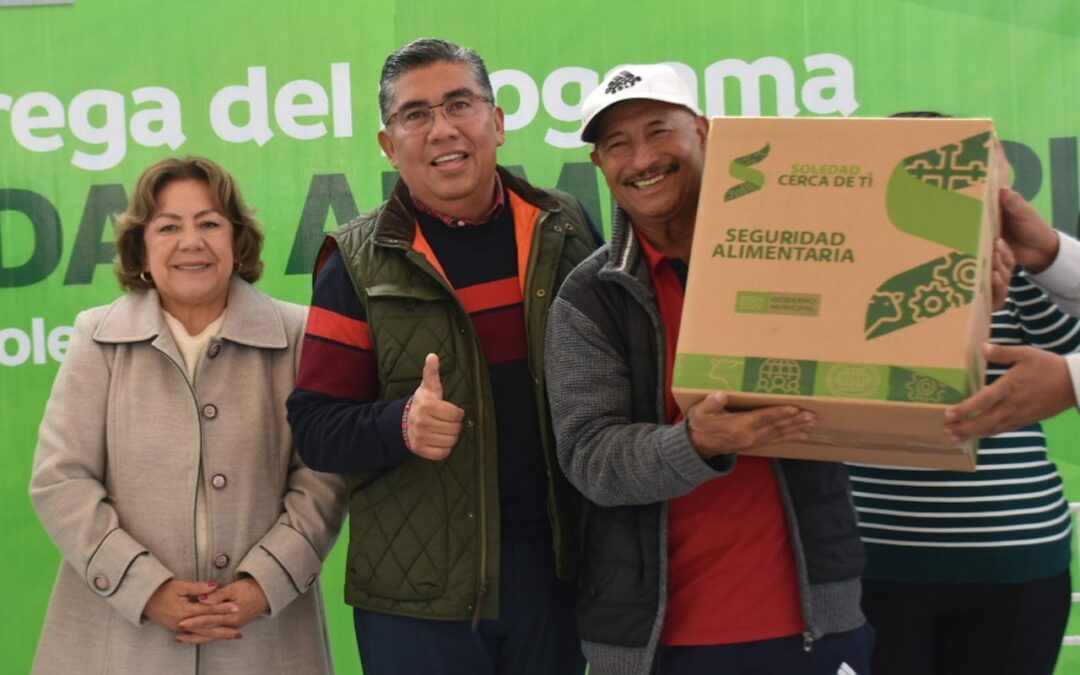 JUAN MANUEL NAVARRO ARRANCA PROGRAMA «SEGURIDAD ALIMENTARIA» Y FORTALECE LAS POLÍTICAS SOCIALES PARA LOS SOLEDENSES