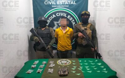 CINCO OBJETIVOS CRIMINALES Y 130 DOSIS DE DROGA DECOMISADAS, DEJA PLAN “HUASTECA SEGURA”