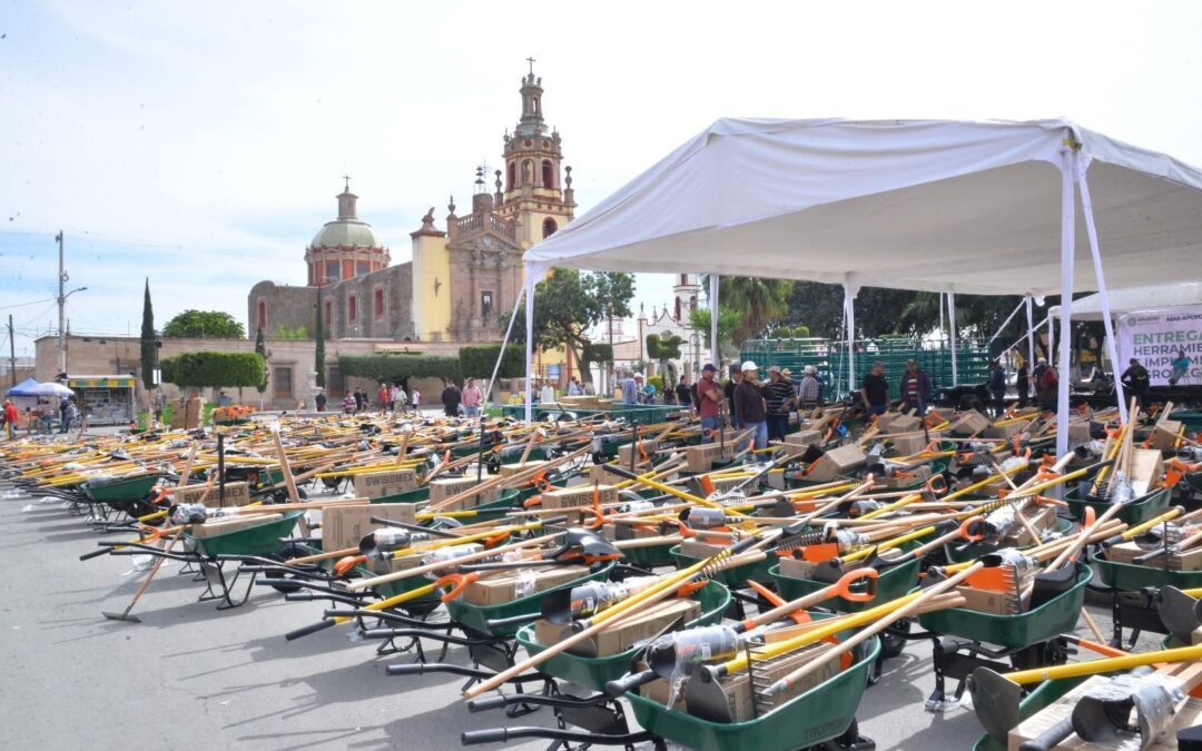 AYUNTAMIENTO DE SOLEDAD PREPARA ENTREGA DE HERRAMIENTAS AGRÍCOLAS A PRODUCTORES