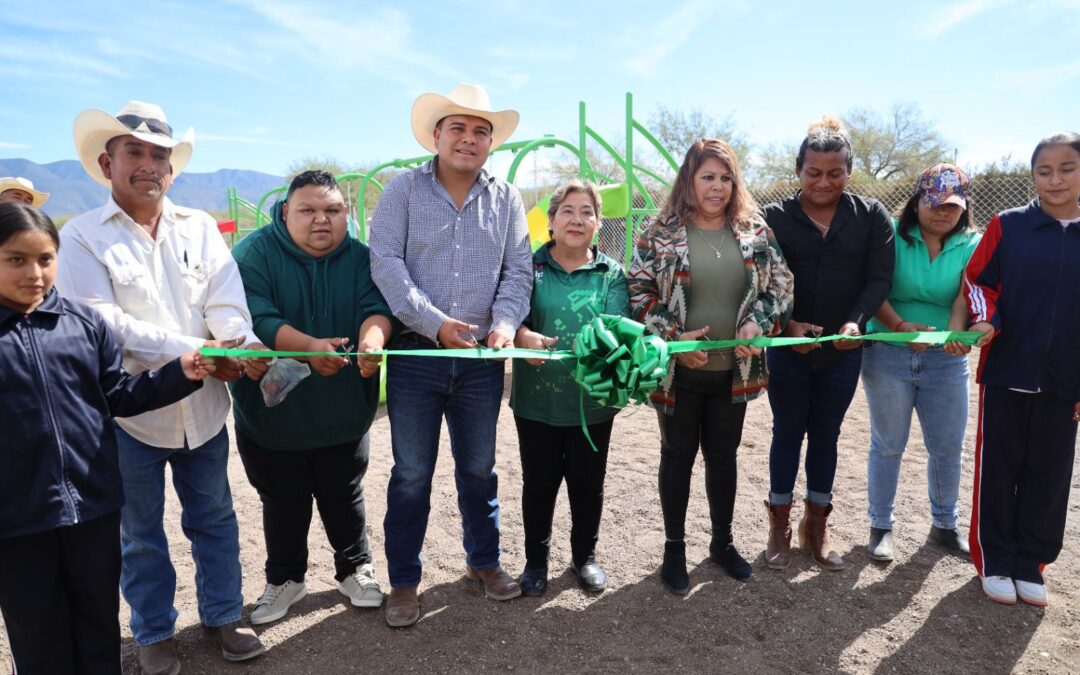 GOBIERNO ESTATAL ENTREGA ÁREA RECREATIVA EN APOYO A FAMILIAS EN GUADALCÁZAR• El Programa de Salud y Bienestar Comunitario hace realidad las iniciativas comunales