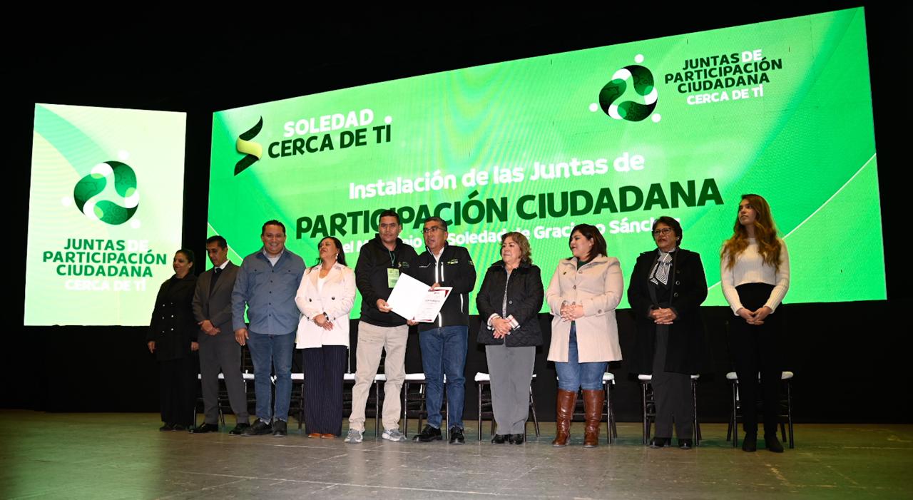 JUAN MANUEL NAVARRO DA PASO HISTÓRICO PARA LA GOBERNABILIDAD COMPARTIDA, AL INSTALAR JUNTAS DE PARTICIPACIÓN CIUDADANA