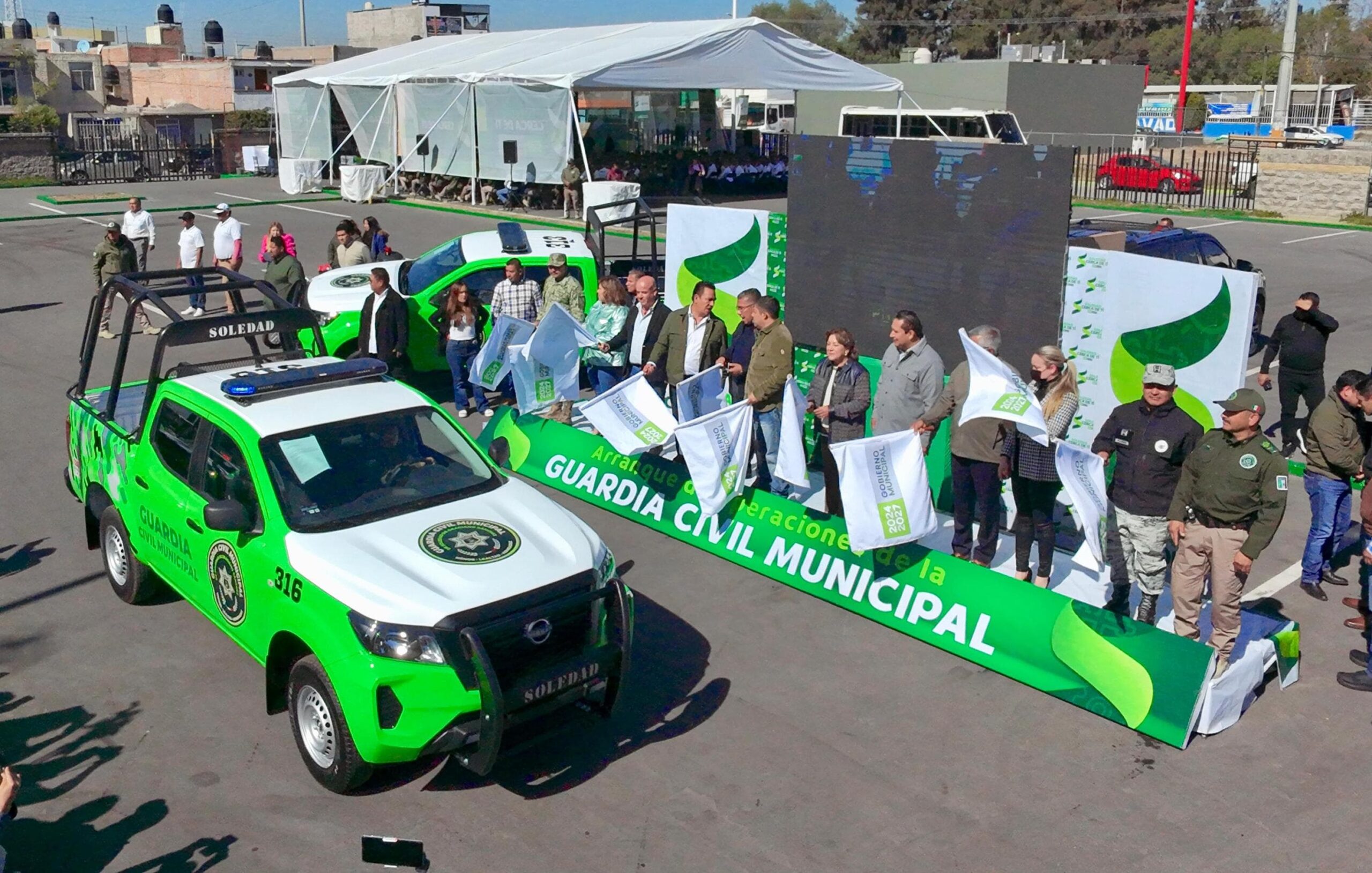 SOLEDAD DE GRACIANO SÁNCHEZ MARCA HISTÓRICO FORTALECIMIENTO DE LA SEGURIDAD CON ARRANQUE DE LA GUARDIA CIVIL MUNICIPAL