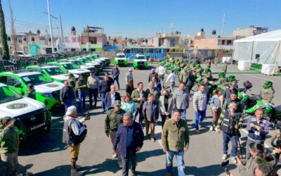 RICARDO GALLARDO ENCABEZA ARRANQUE Y EQUIPAMIENTO DE LA GUARDIA CIVIL DE SOLEDAD• En el arranque de operaciones de la corporación, el Gobernador entregó patrullas, moto patrullas, uniformes y equipo