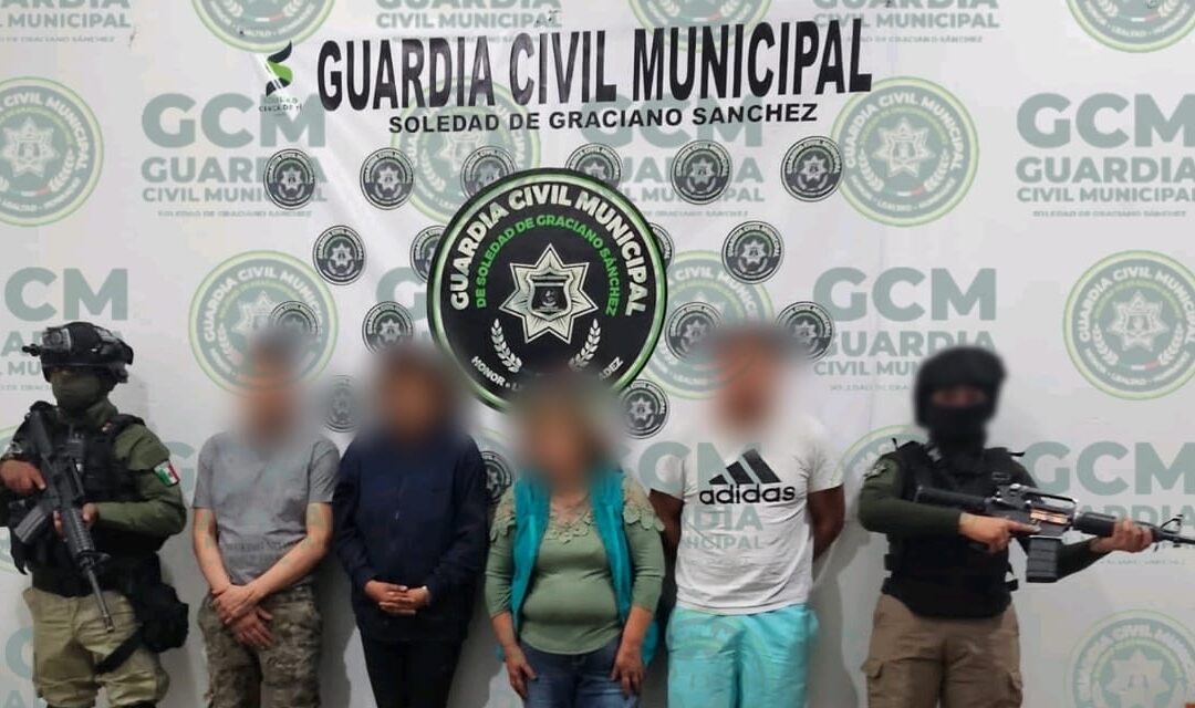 EN ACCIONES INMEDIATAS Y COORDINADAS, GUARDIA CIVIL MUNICIPAL DE SOLEDAD REPELE AGRESIÓN Y DETIENE A 4 PERSONAS