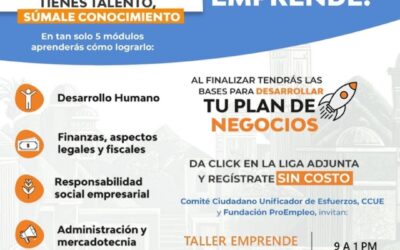 EN APOYO AL EMPRENDEDURISMO JUVENIL, MUNICIPIO DE SOLEDAD OFRECERÁ TALLER SOBRE CONSOLIDACIÓN DE NEGOCIOS