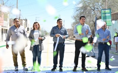 RICARDO GALLARDO LLEVA INFRAESTRUCTURA Y MÁS APOYO A FAMILIAS DE LA CAPITAL• El Gobernador del Estado inauguró la avenida Adolfo López Mateos, y entregó apoyos alimentarios para el sano desarrollo de las familias