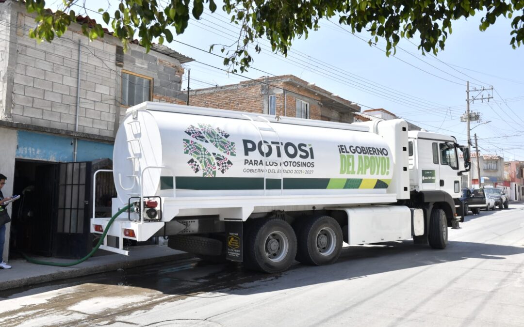 GOBIERNO ESTATAL FORTALECE DISTRIBUCIÓN DE AGUA POTABLE A HOGARES EN LA ZONA METROPOLITANA