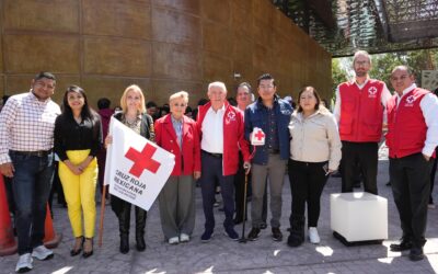 VILLA DE POZOS SE UNE A LA COLECTA DE CRUZ ROJA MEXICANA