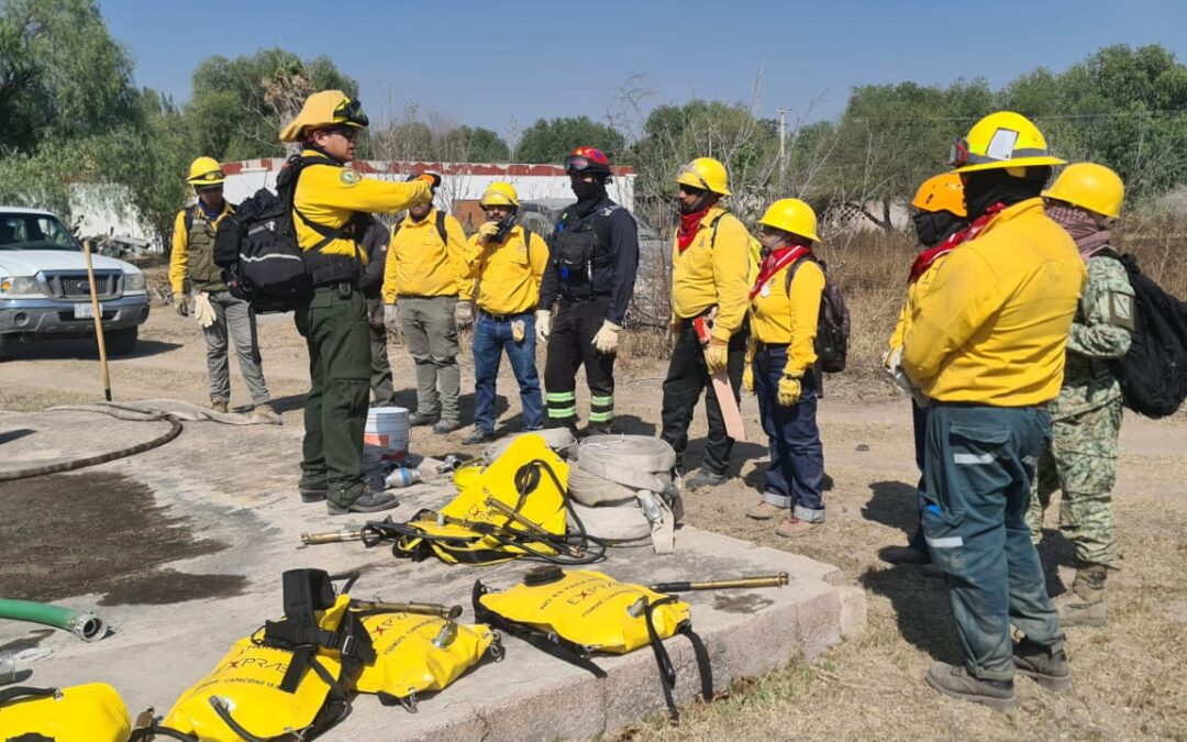 GOBIERNO ESTATAL FORTALECE PREPARACIÓN DE BRIGADISTAS FORESTALES