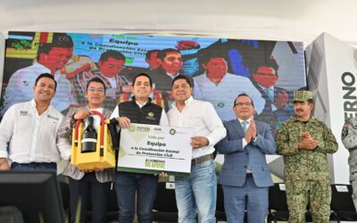 RICARDO GALLARDO ENTREGA MÁS EQUIPO A PROTECCIÓN CIVIL• Refrenda el compromiso de contar con dependencias equipadas para brindar más apoyo a las y los potosinos