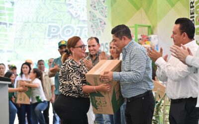 SEGURIDAD ALIMENTARIA LLEVA APOYO A MÁS DE 500 MIL POTOSINAS Y POTOSINOS• En abril iniciará la segunda entrega, dio a conocer la Sedesore